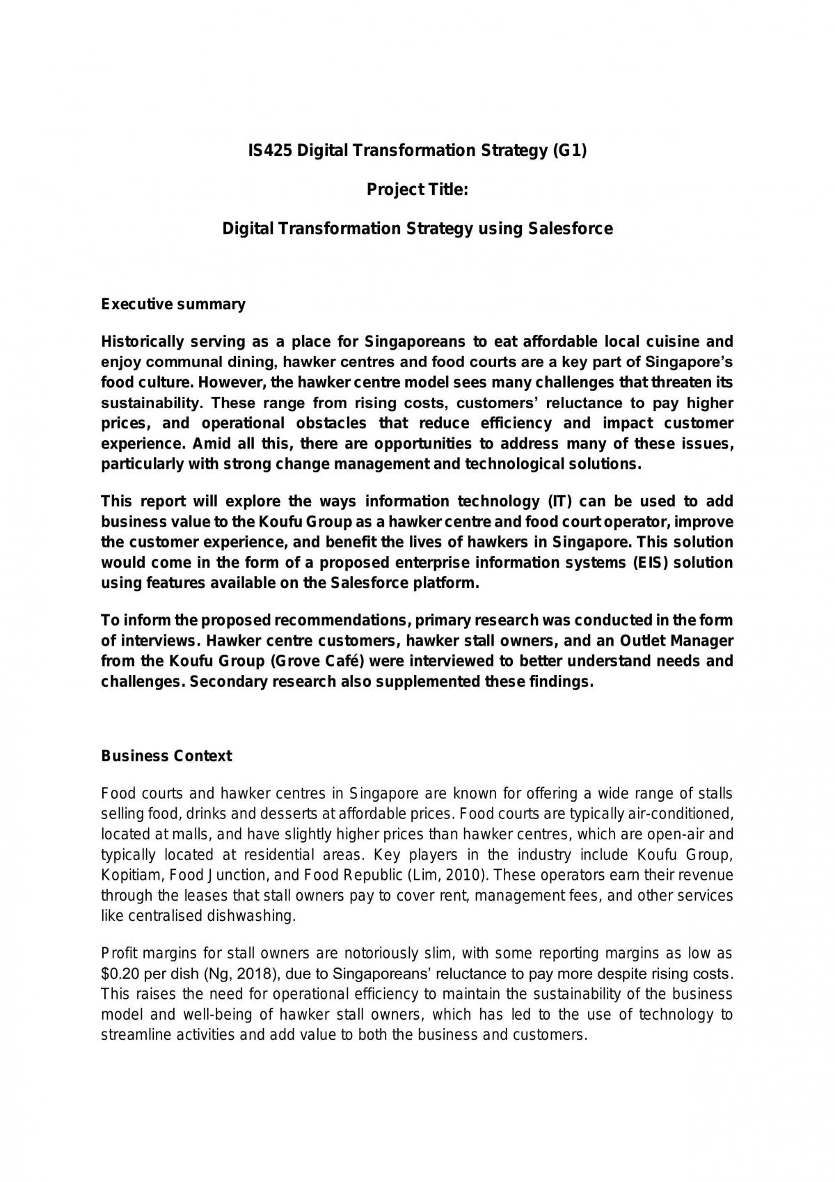 Project report - Page 1