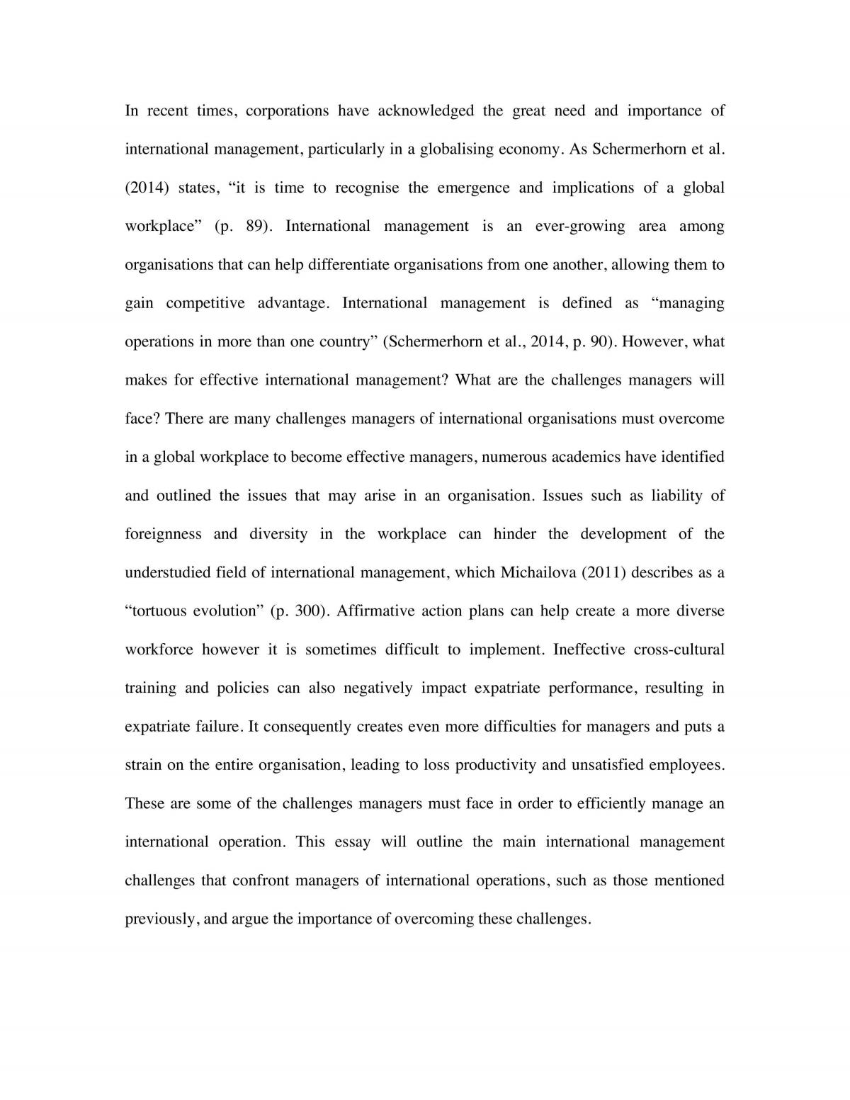 Multinational Corporations essay - Page 1