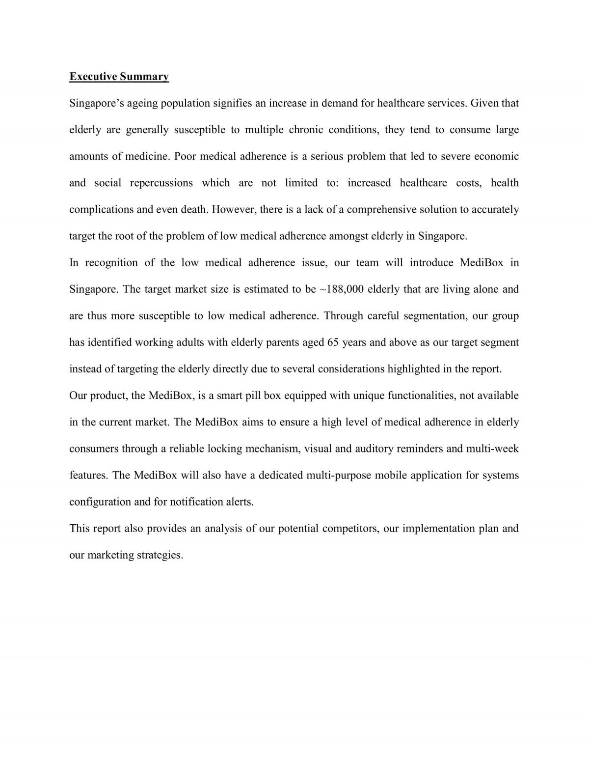 AB1501 Marketing - 4Ps - Page 1