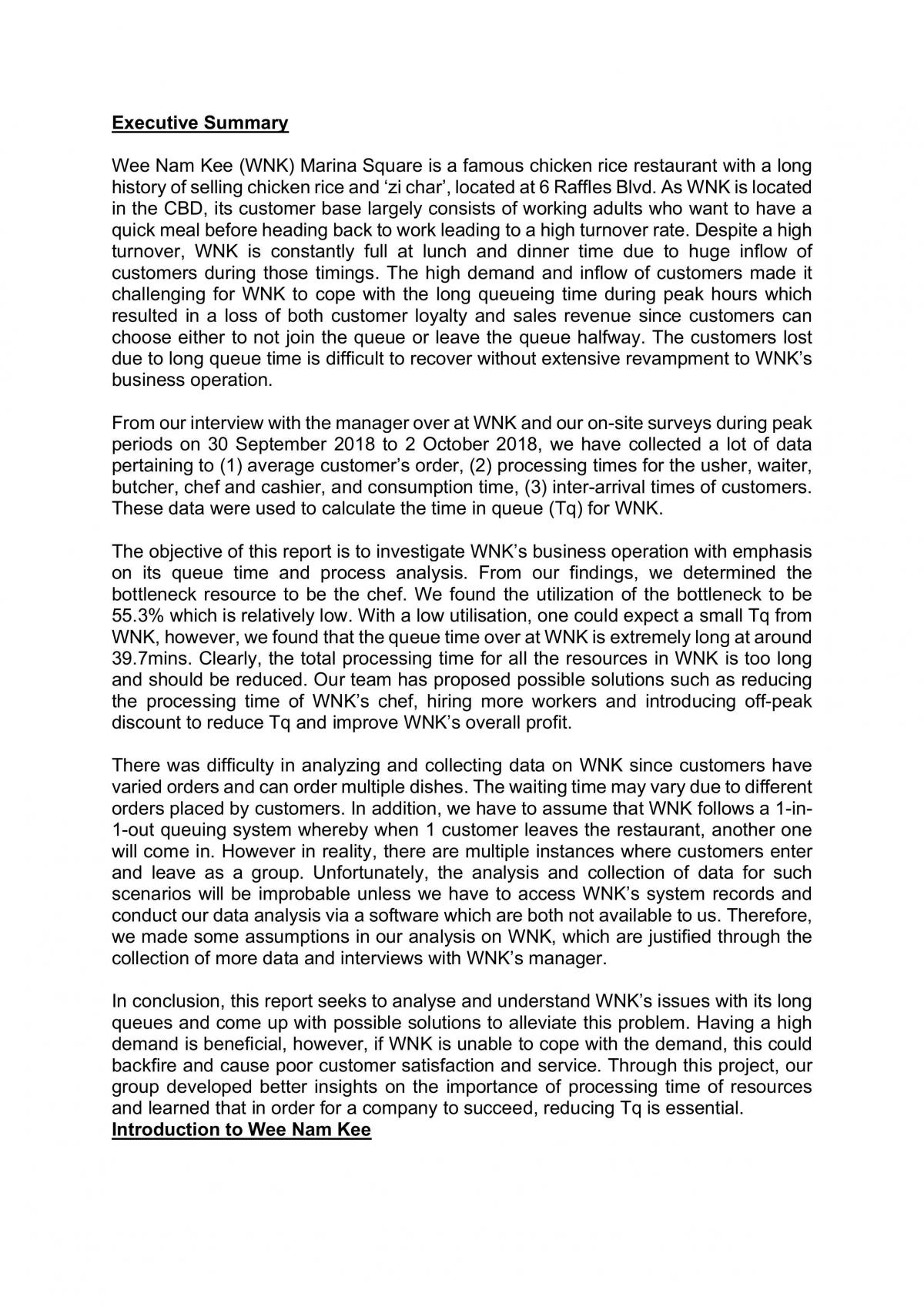 BE1401 Group Report - Page 1
