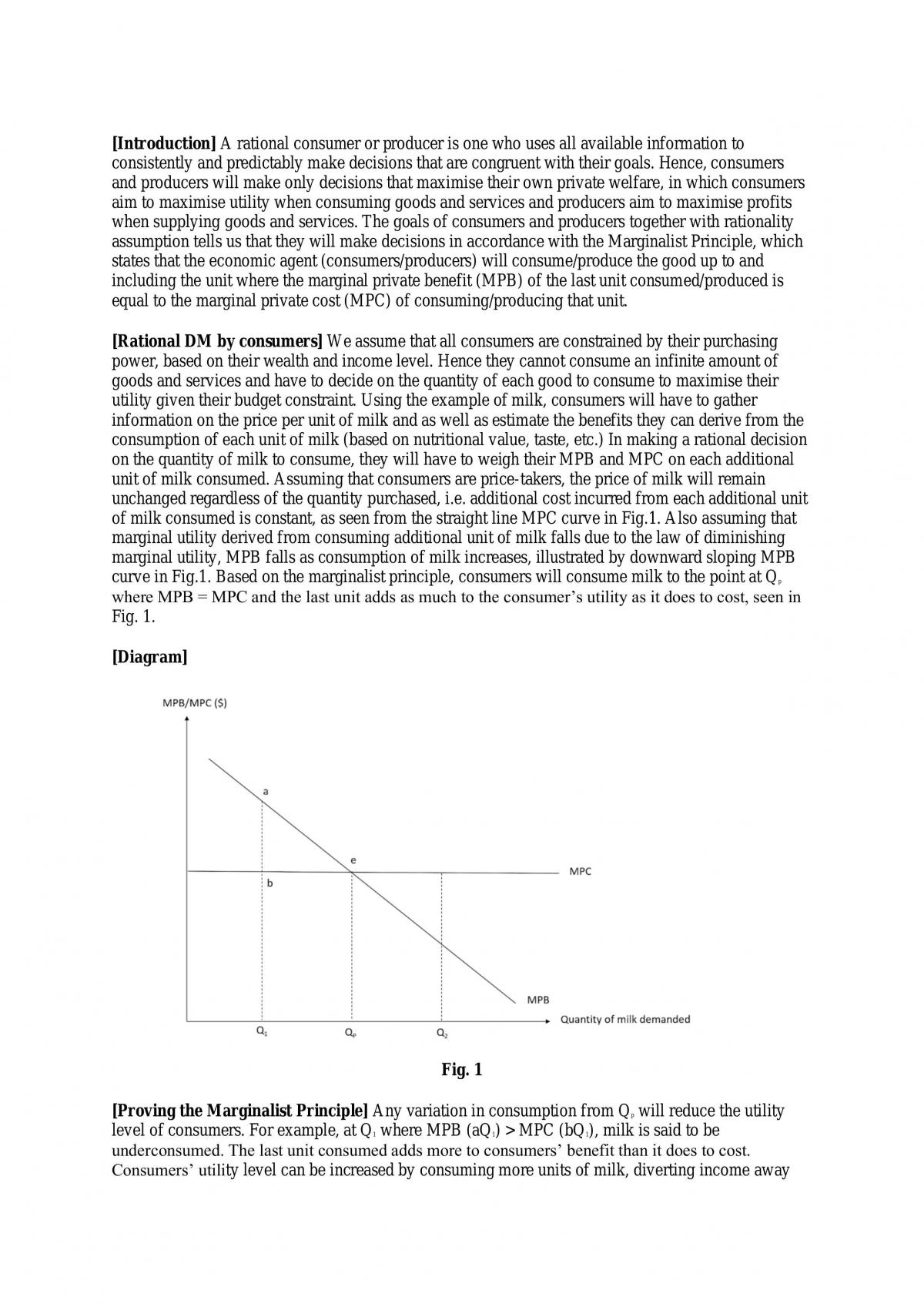 Market Failure Essay - Page 1