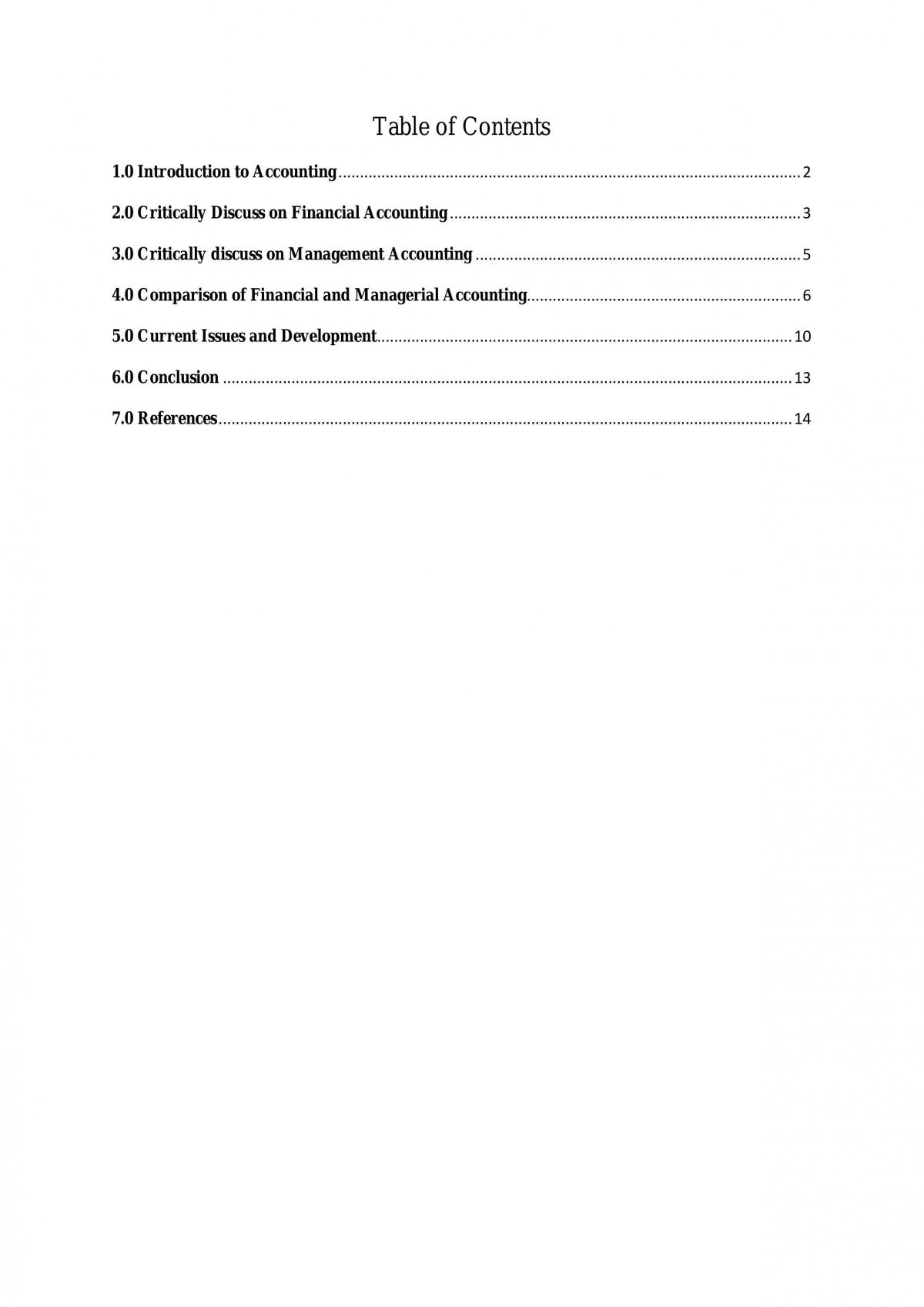 Business Accounting Assignment - Page 1
