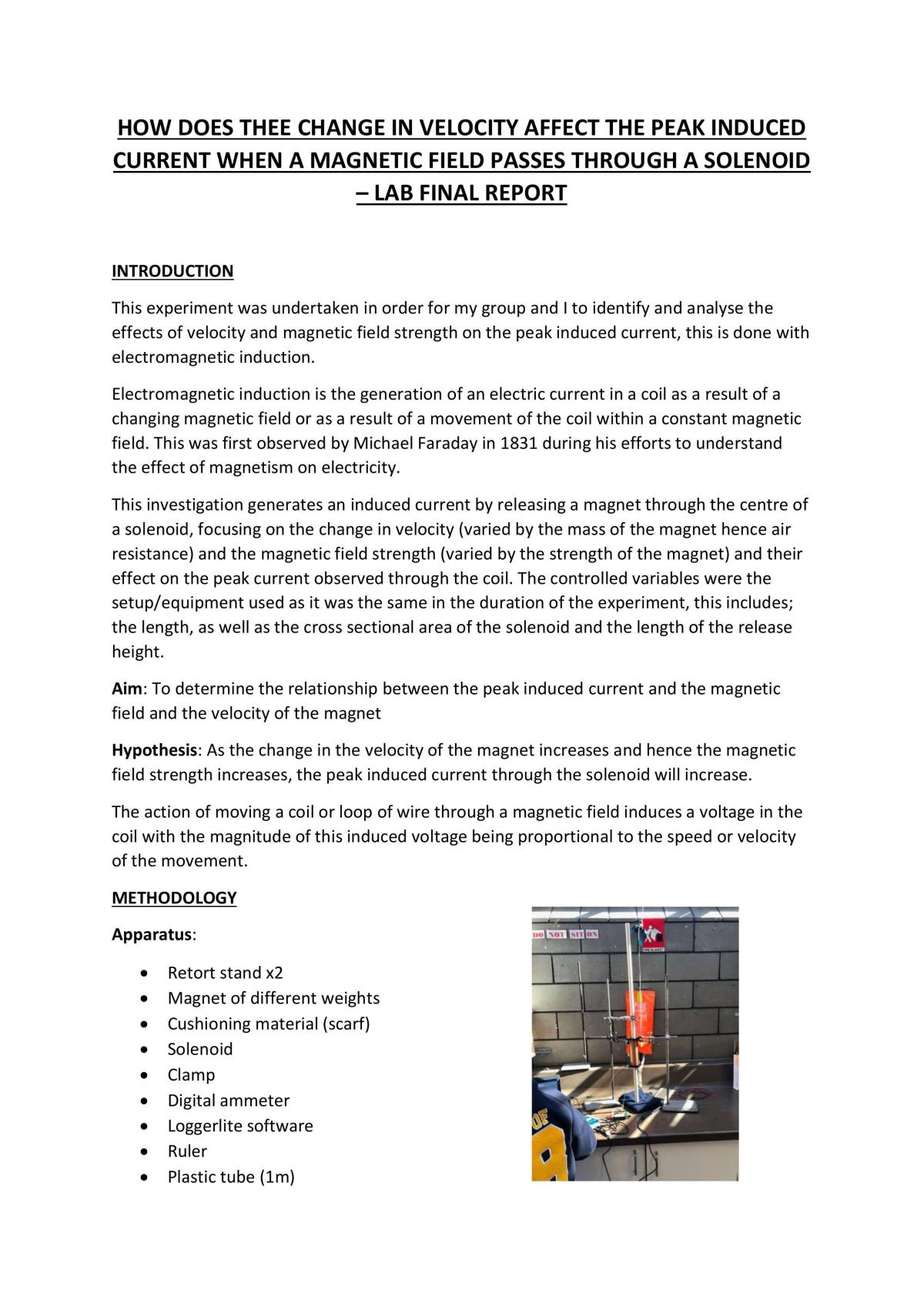 Lab Report - Page 1