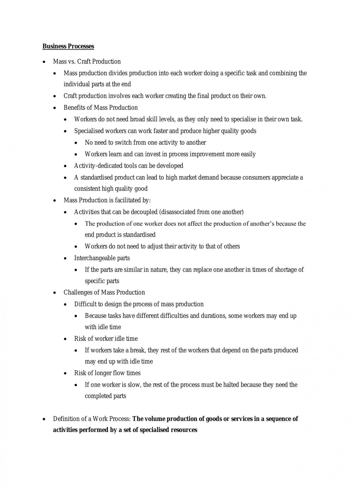 Operations Management notes - Page 1