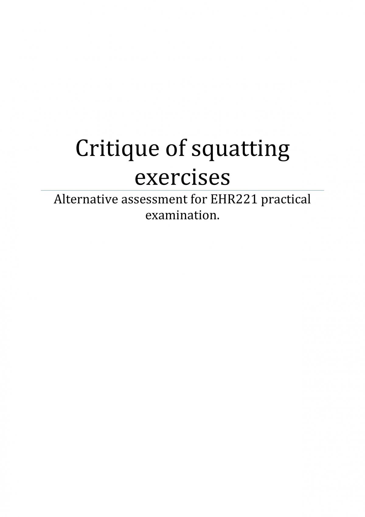 Assignment for Conditioning and Physical Activity - Page 1