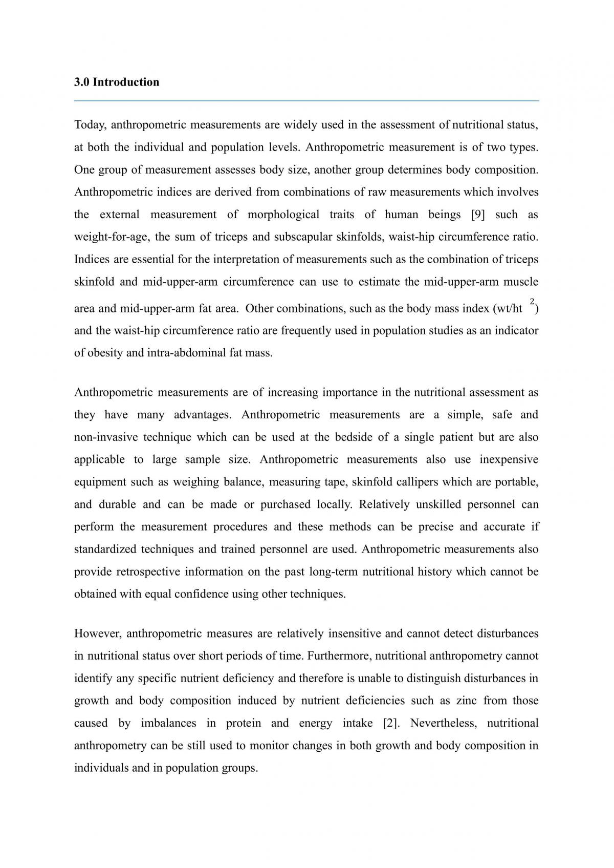 Anthropometric Method - Page 1