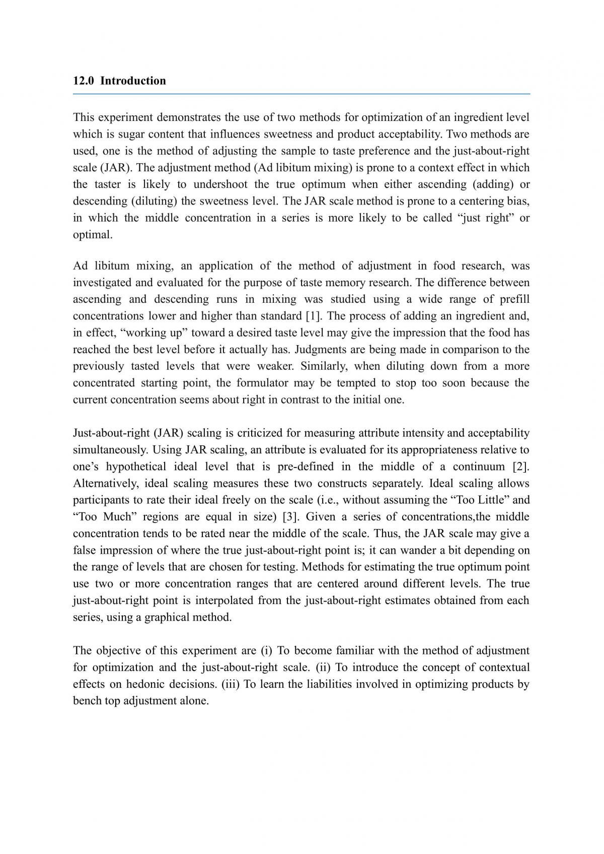Optimization By Ad Libitum Mixing And The Just-about-right Scale - Page 1