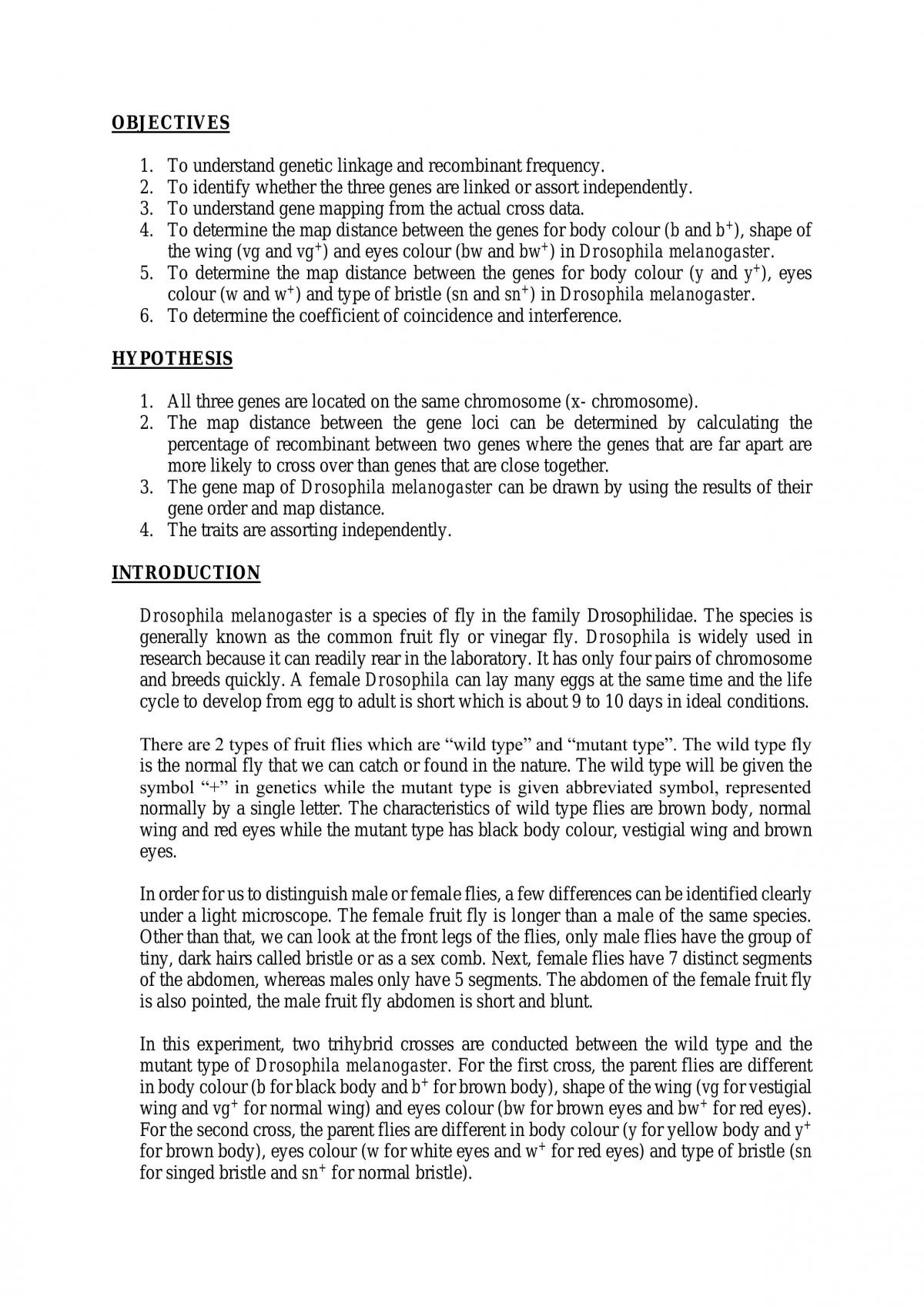 Genetic Linkage - Page 1