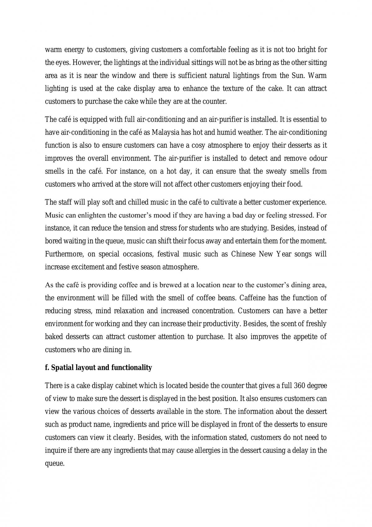 Essay on the servicescape of a cafe - Page 3
