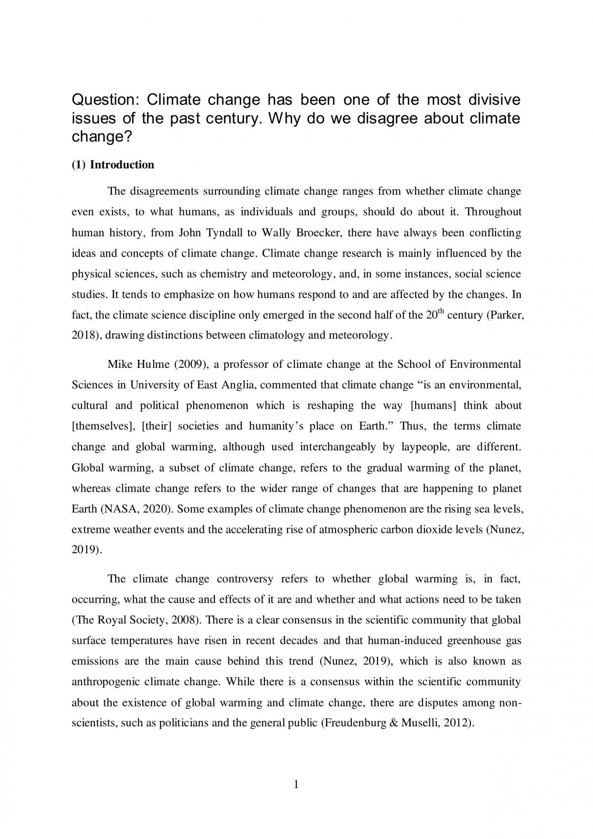 climate change essay tagalog 300 words
