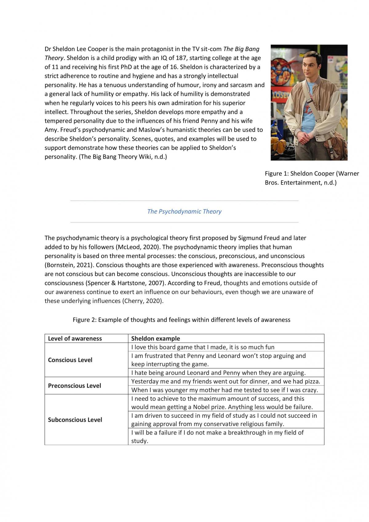 Character Analysis - Page 1