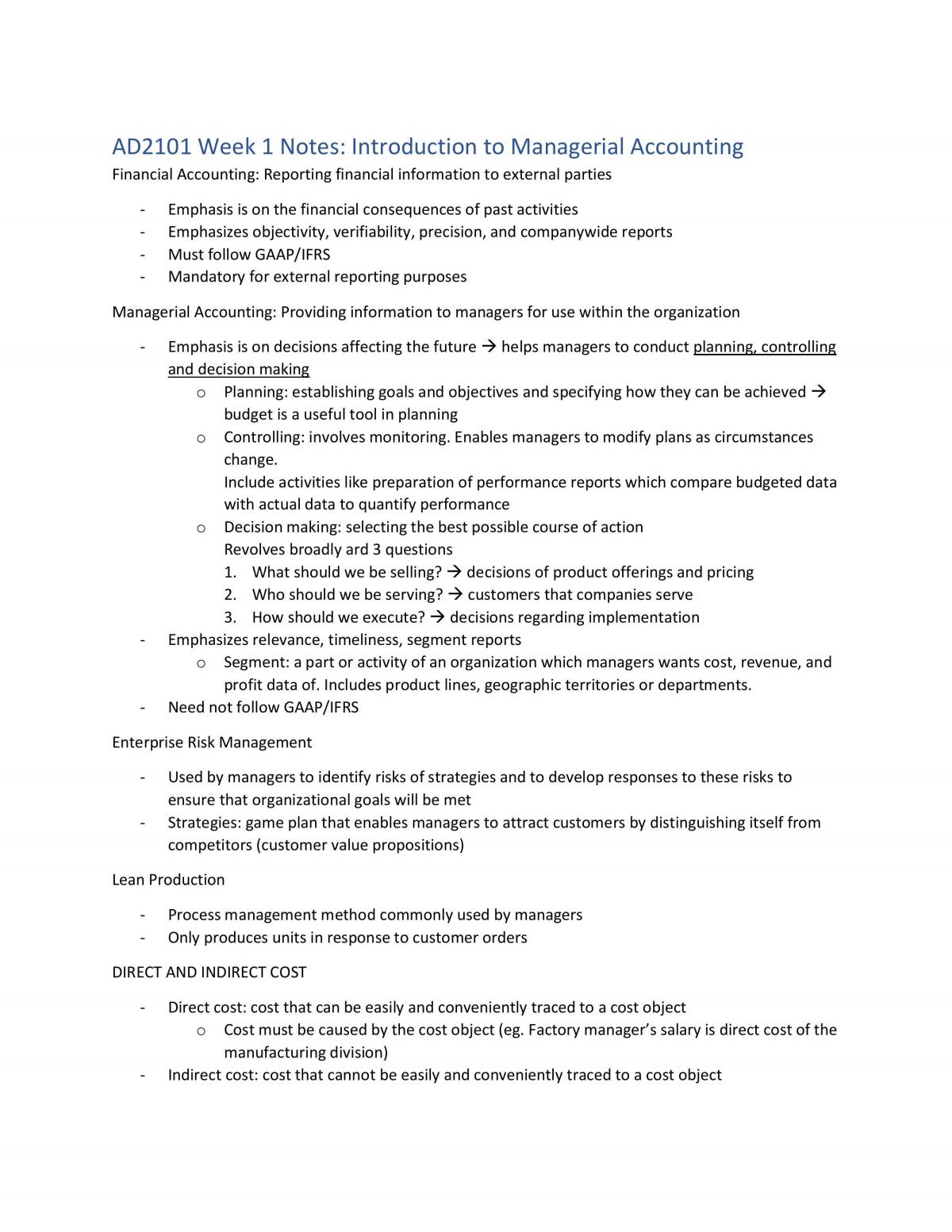 AD2101 CONNECT Notes - Page 1