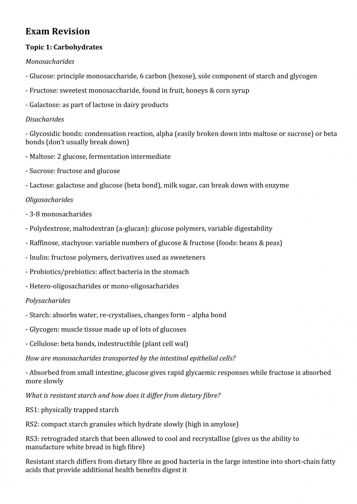 Notes from Topics 1-10 - Page 1