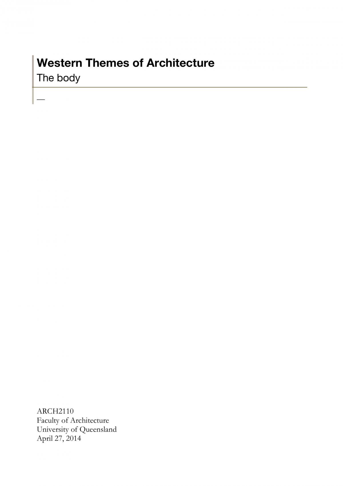 The Body  - Page 1