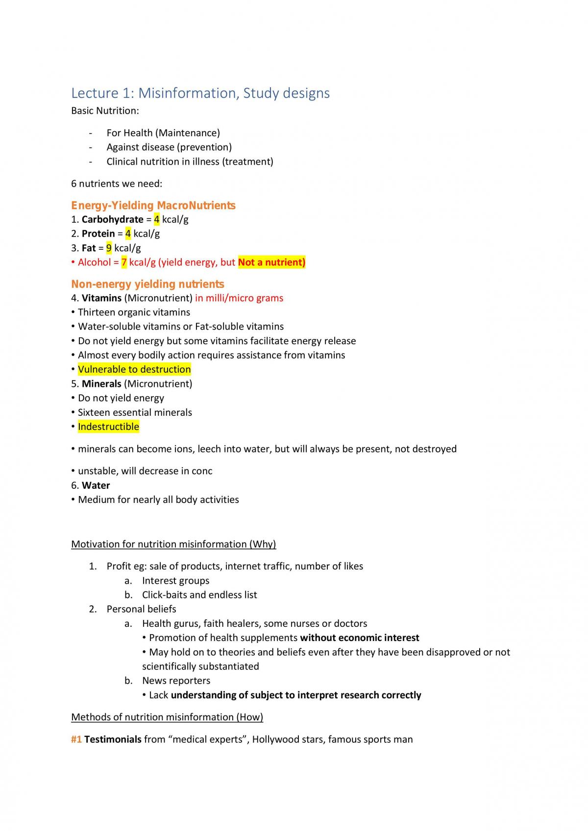 FST2201 Complete Summary notes - Page 1