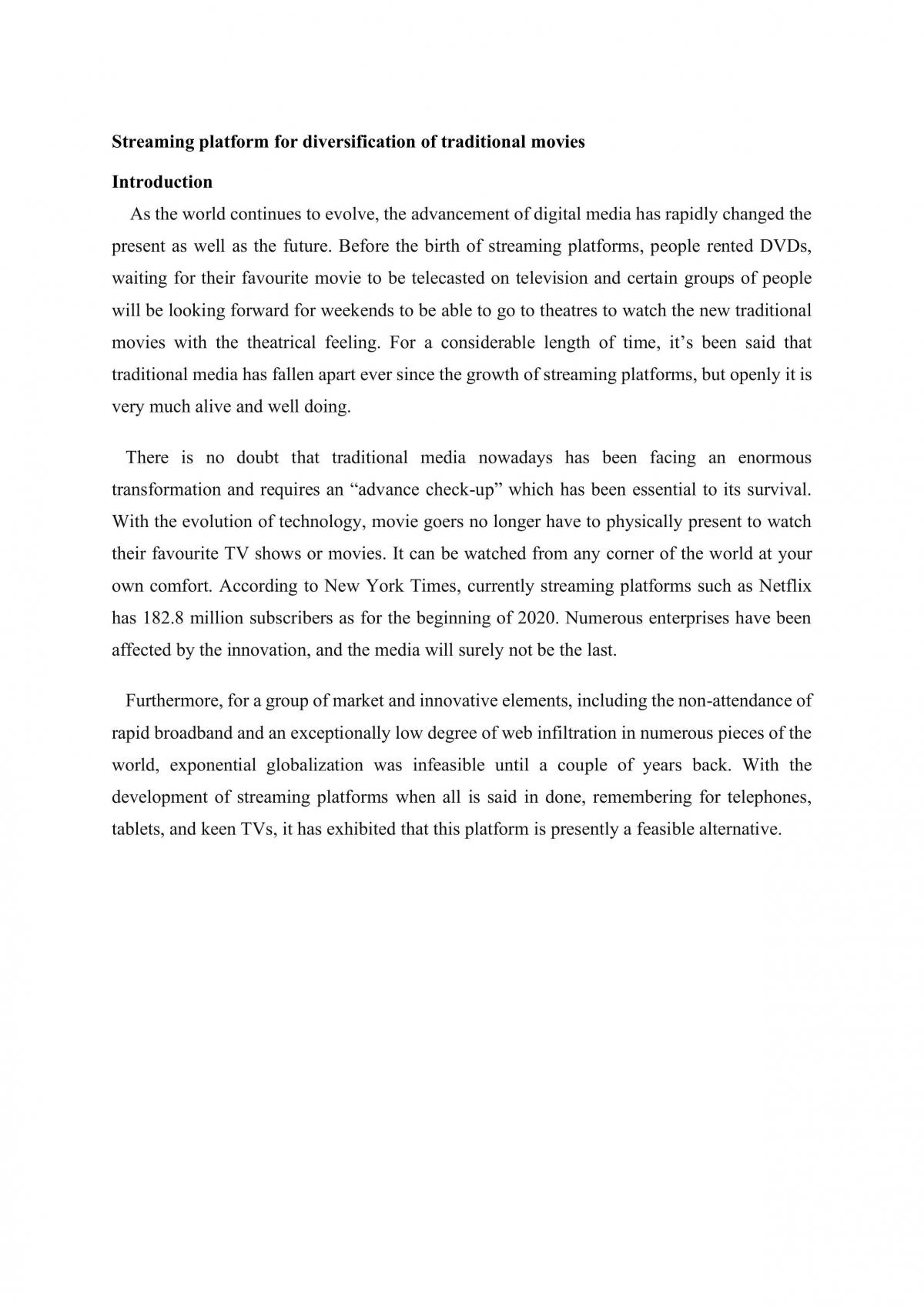 Main challenges of streaming platform - Page 1