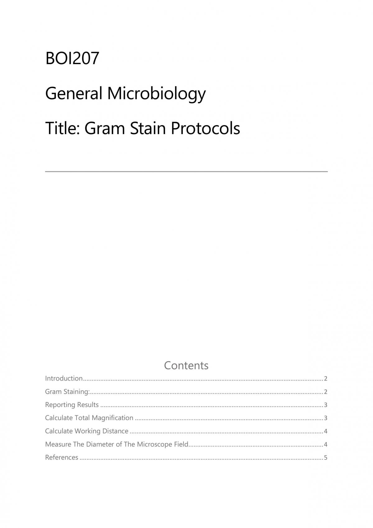 BOI207 Gram Stain Protocols - Page 1