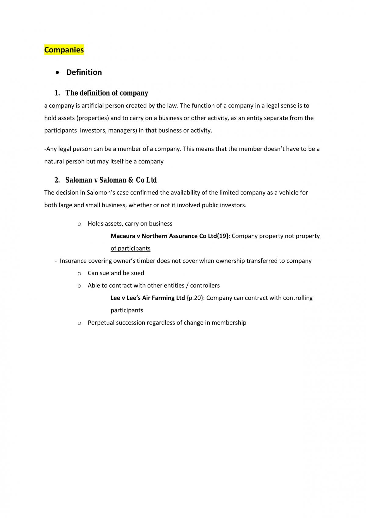 Full Study notes for open book exam - Page 1