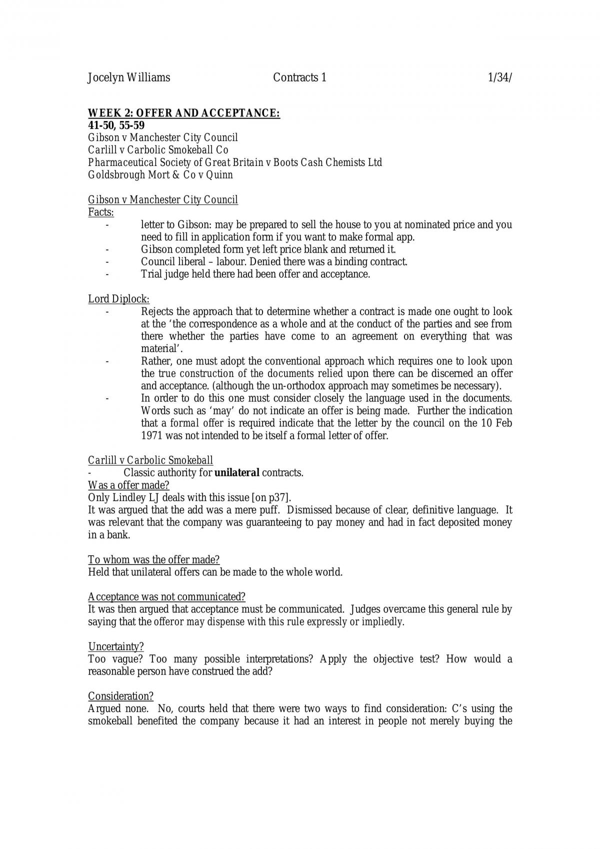 Notes For Exam - Page 1