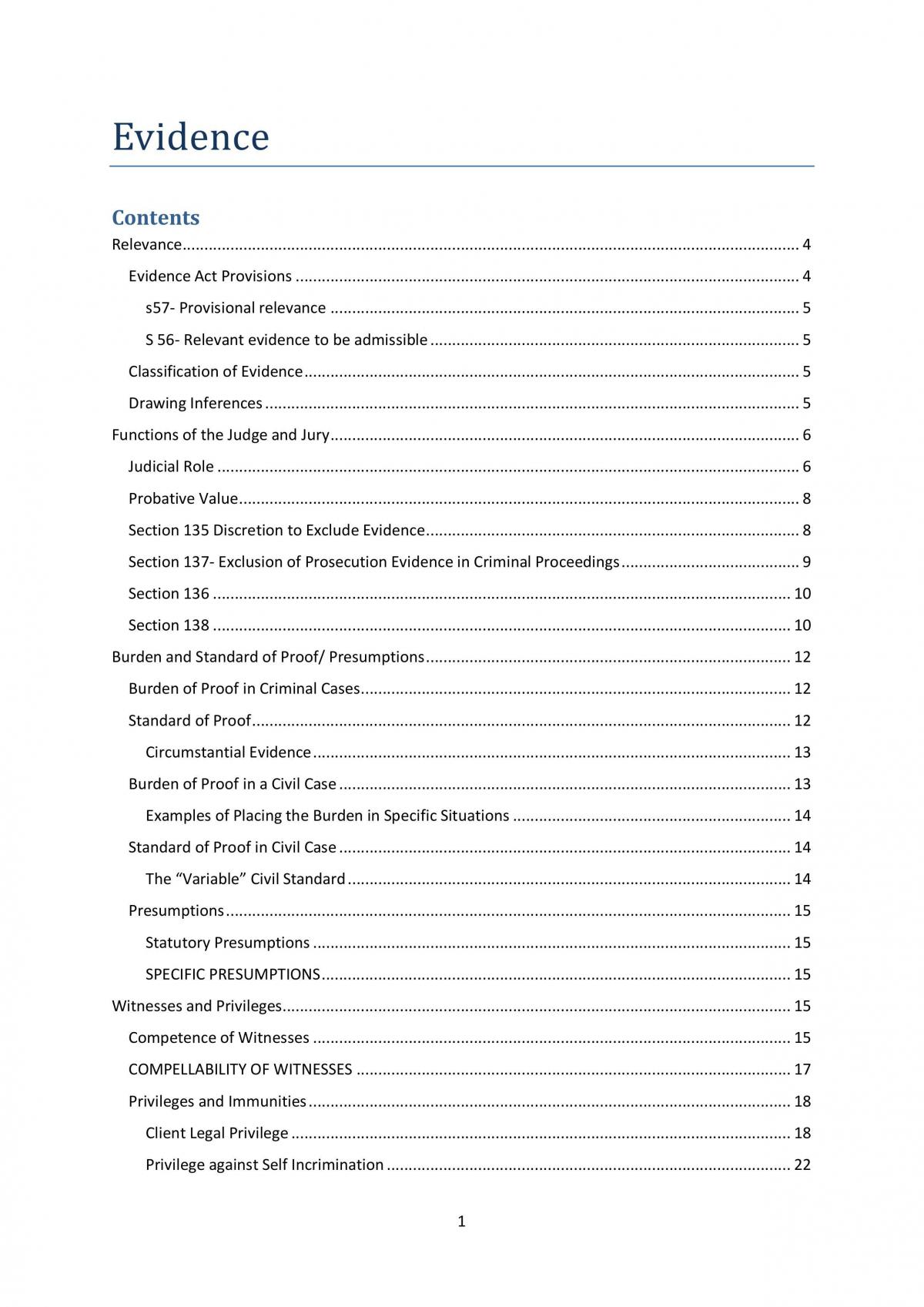 Complete Semester Notes  - Page 1