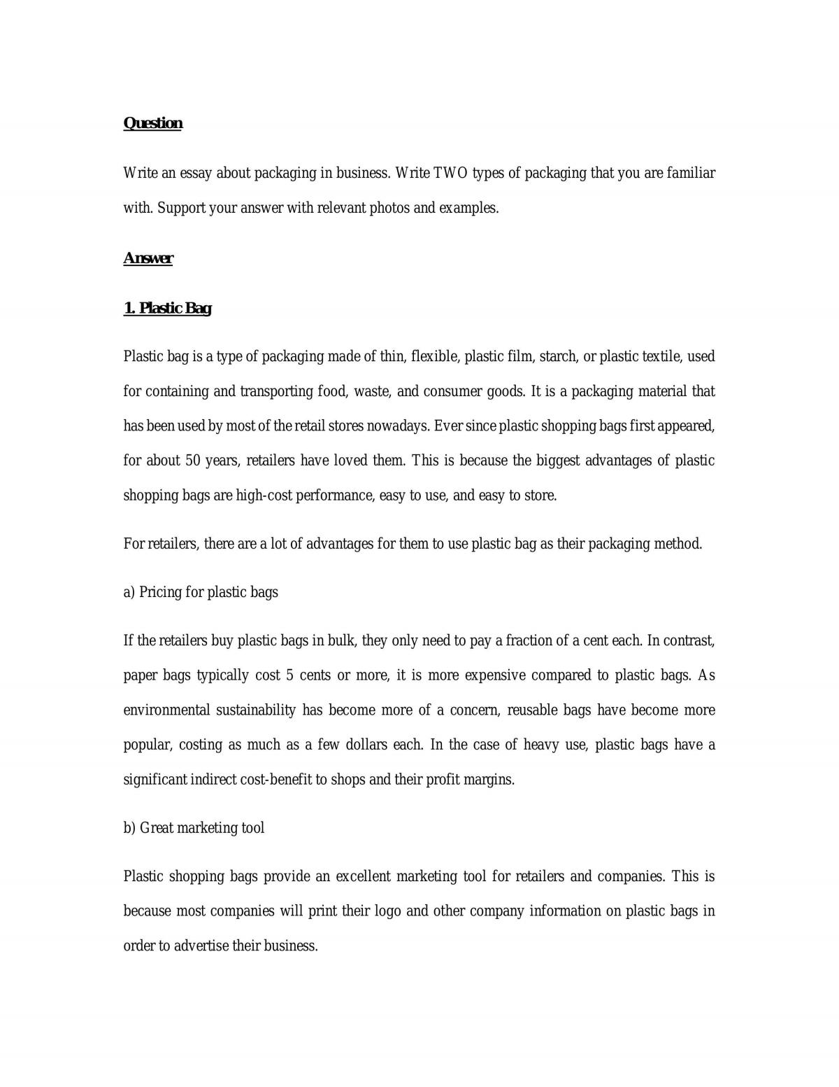Packaging in Business - Page 1