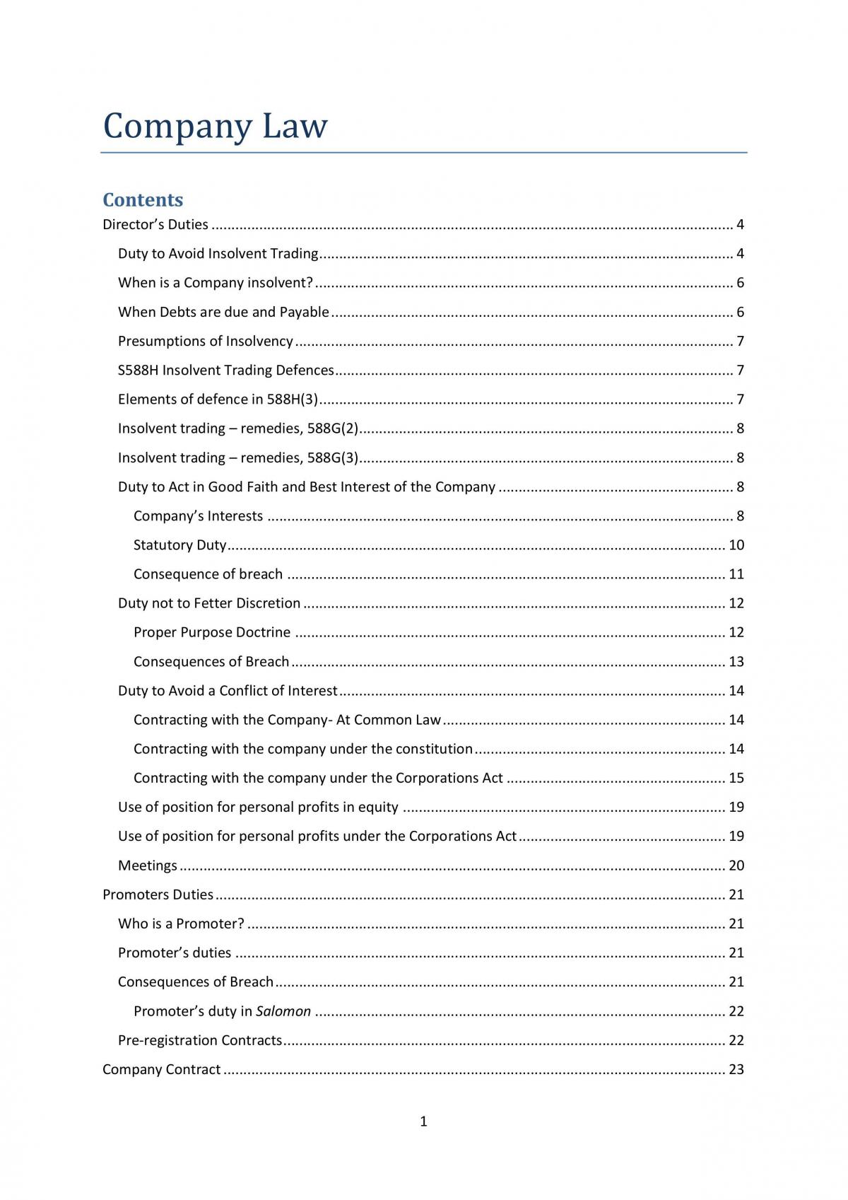Complete Notes for Final Exam - Page 1