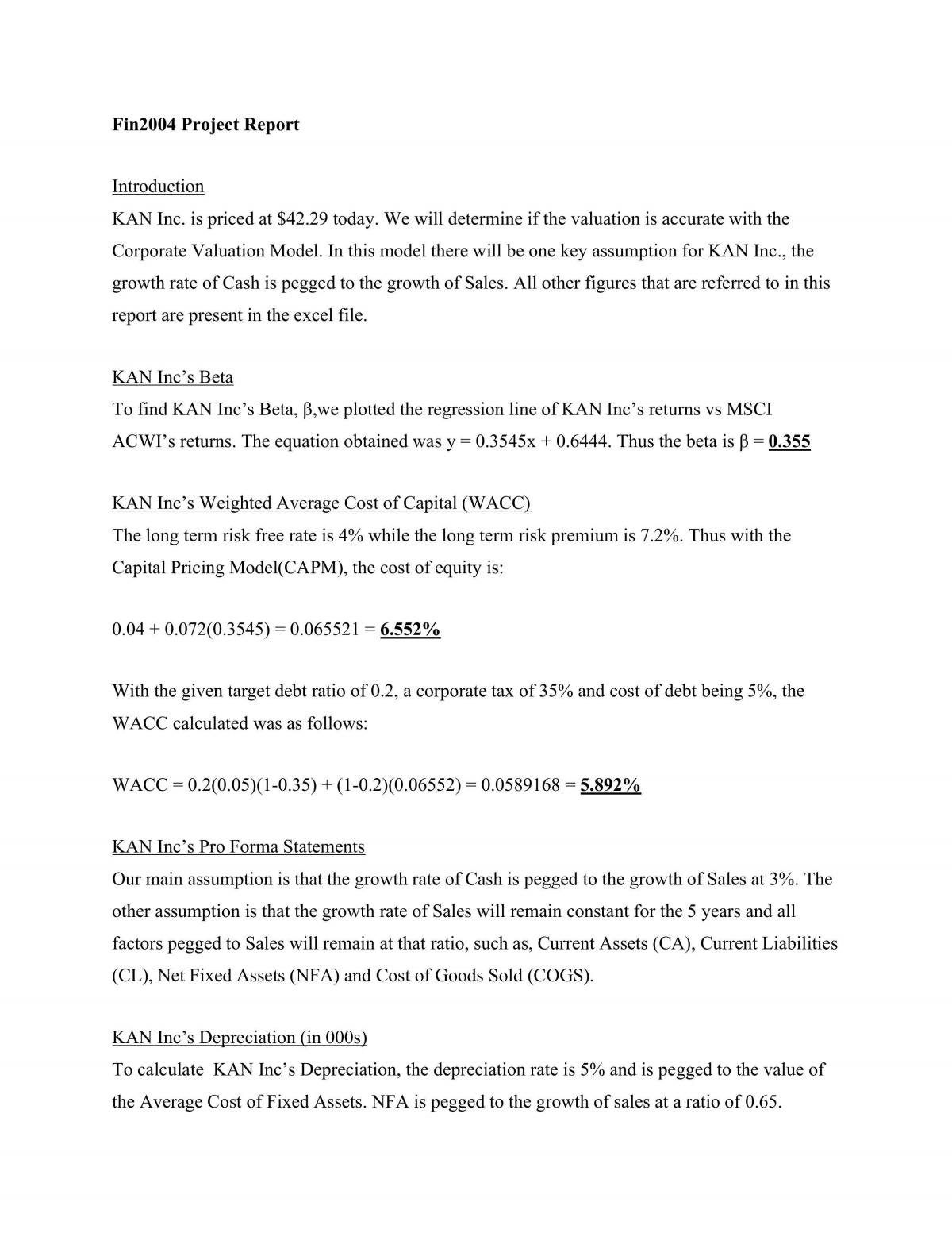 FIN2704 Project - Page 1