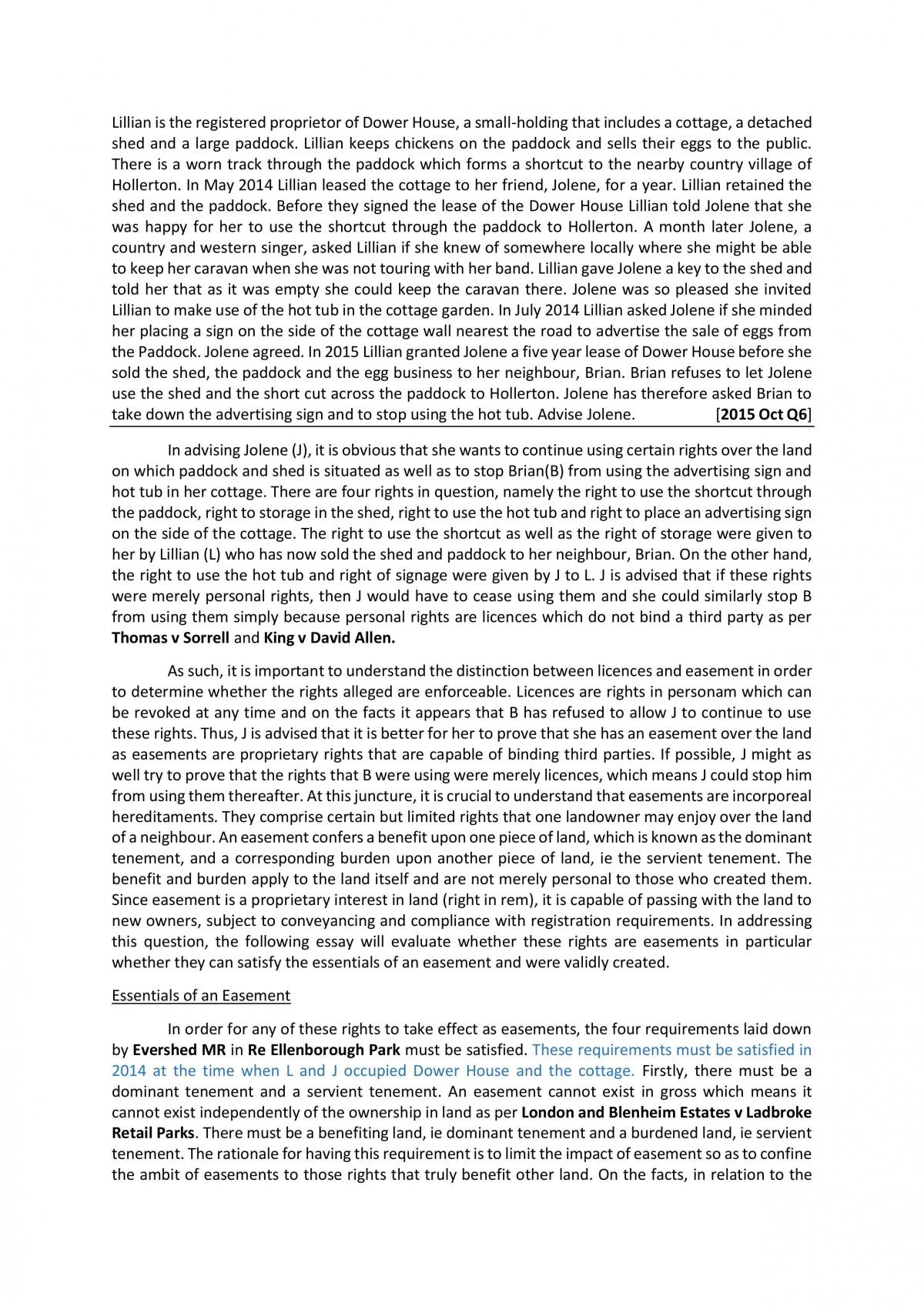 Easement - Page 1