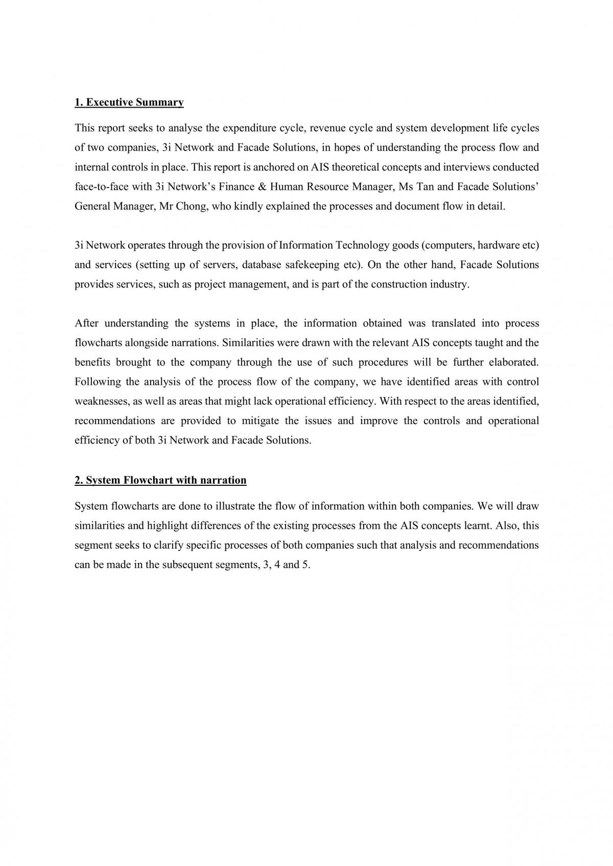 ACC2709 Project - Page 1