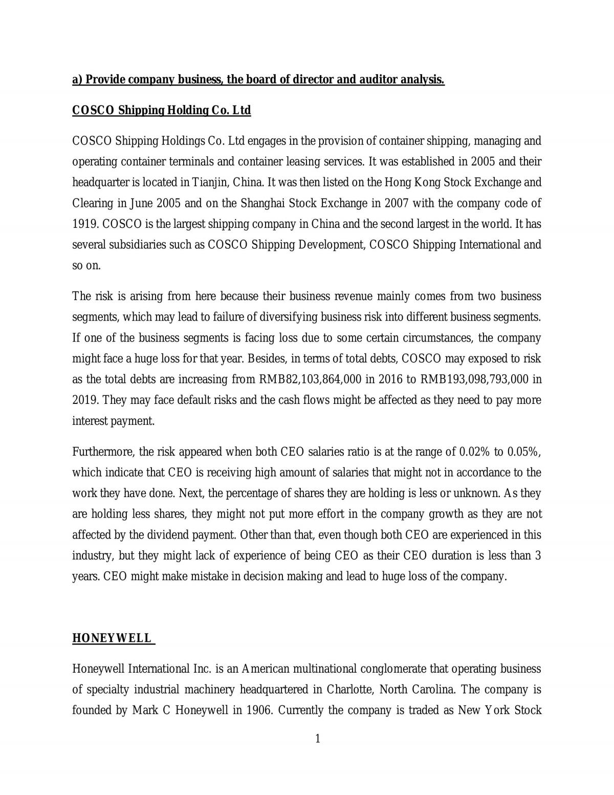 RM Group Assignment - Page 1