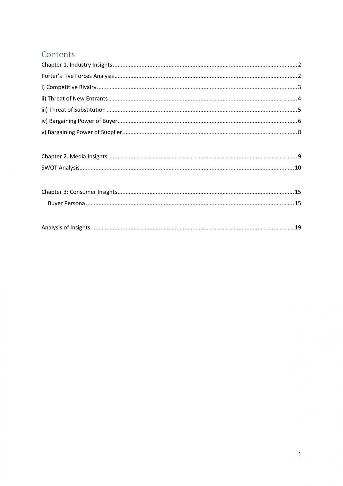 Media Strategy - Page 1