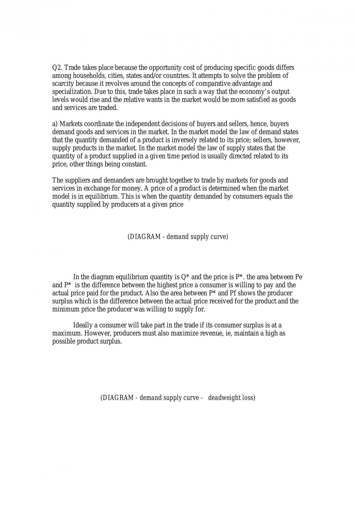 Answer For Compulsory Question - Page 1