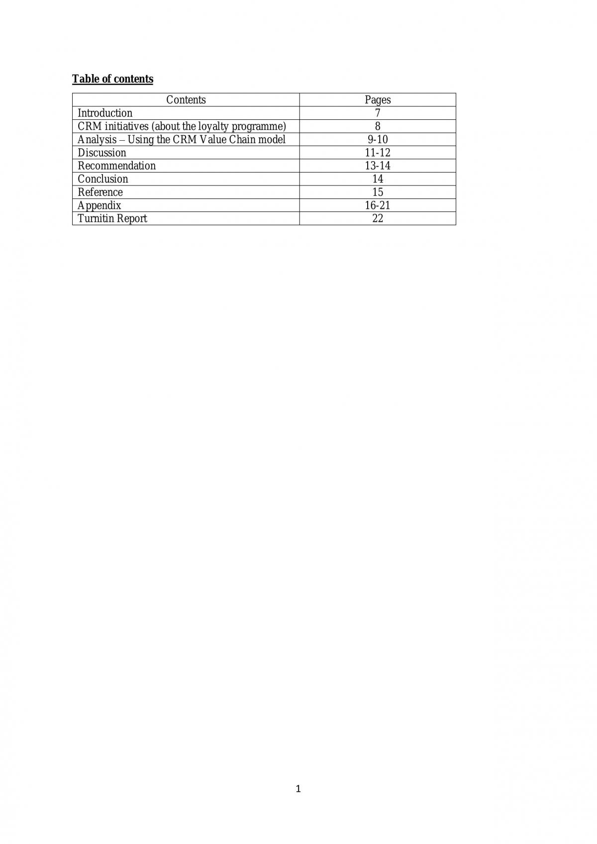 CRM Group Assignment - Page 1
