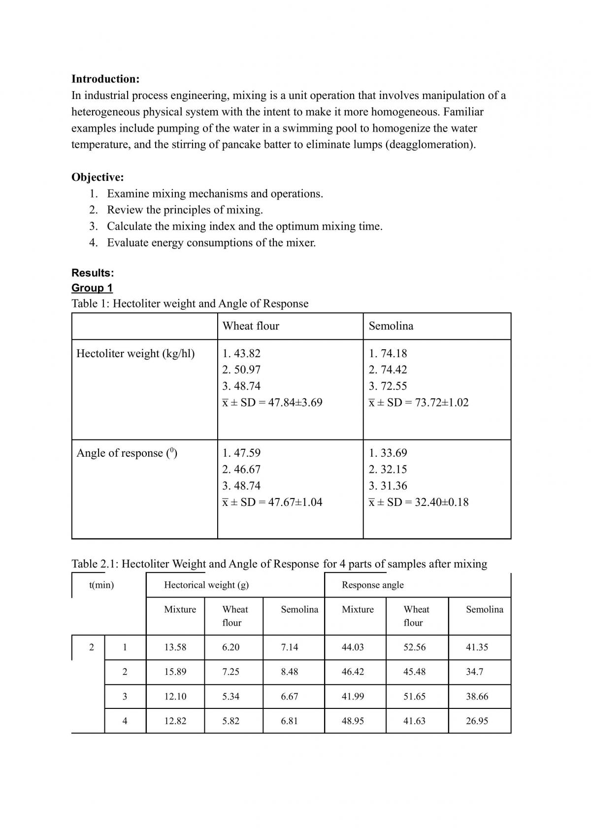 Determining mixing parameter - Page 1