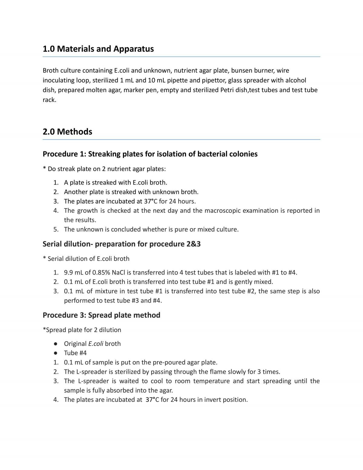 Culture technique/characteristic  - Page 1