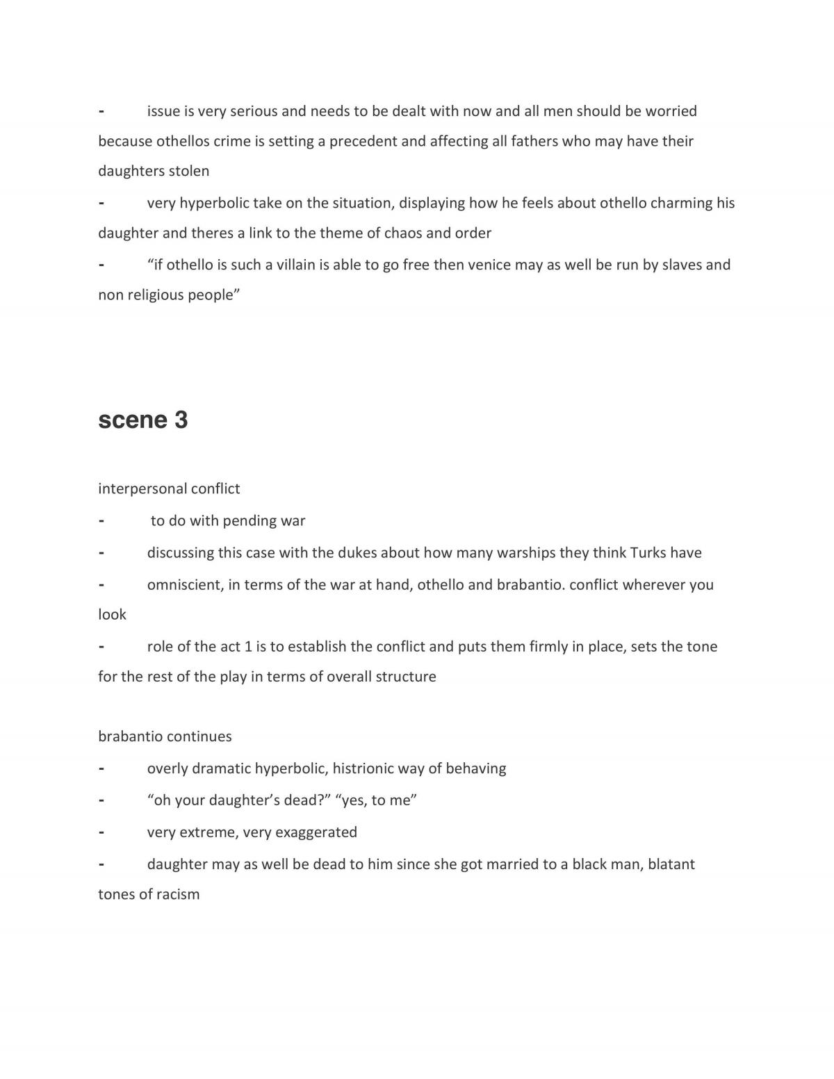 Shakespeare Othello notes - Page 4
