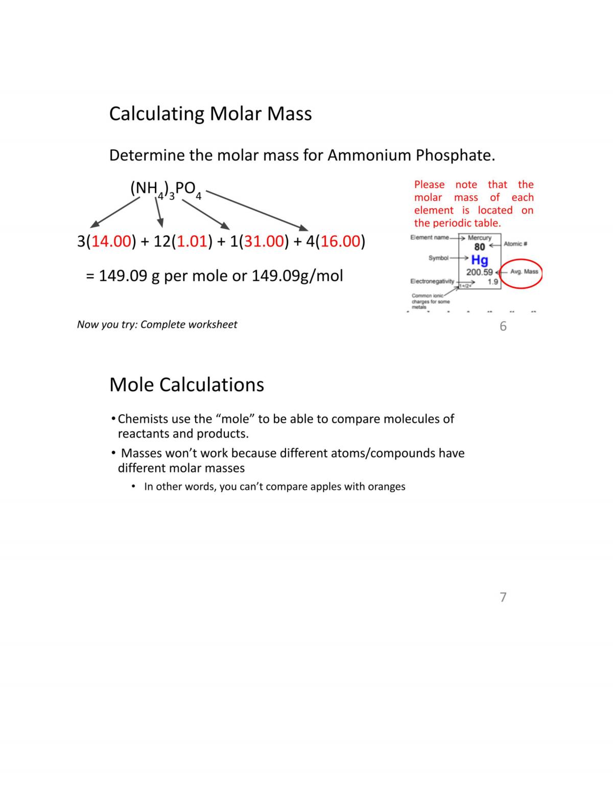Stoichiometry Lessons 1 to 4 - Page 20