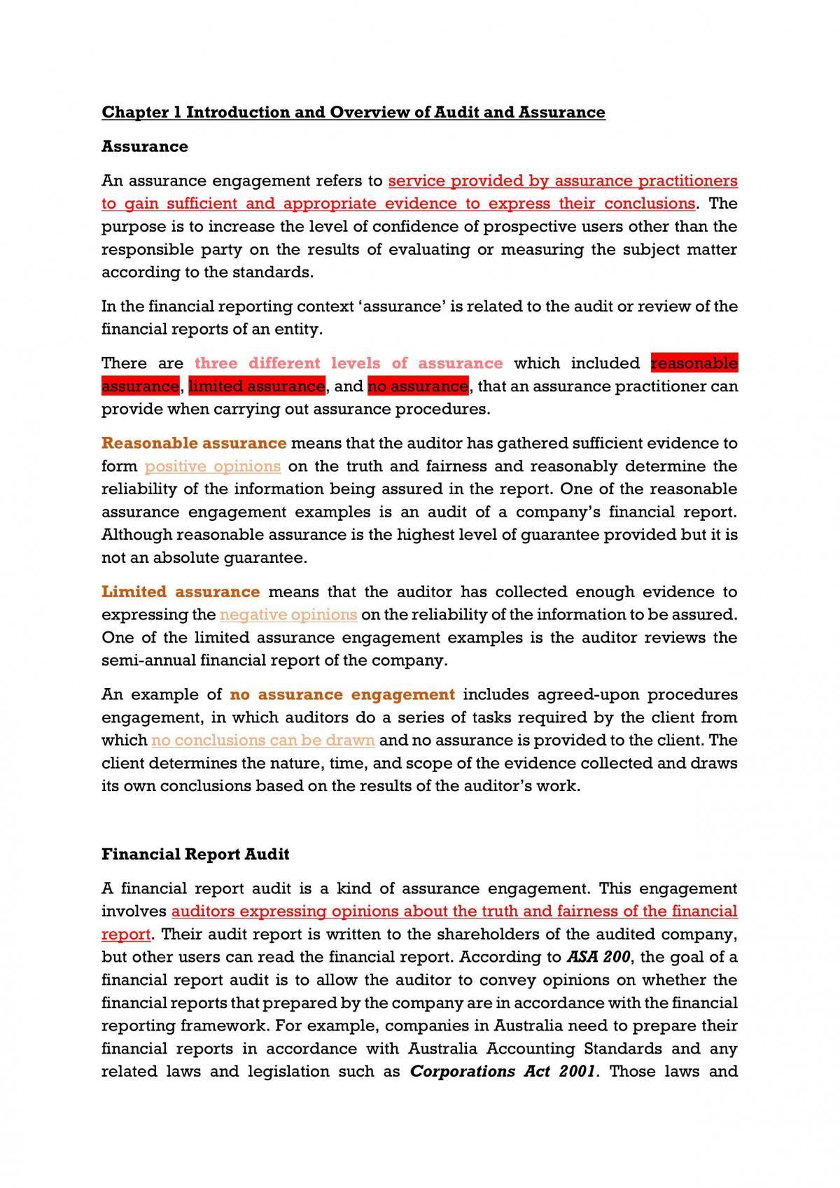 ACCY342 Study Notes - Page 1