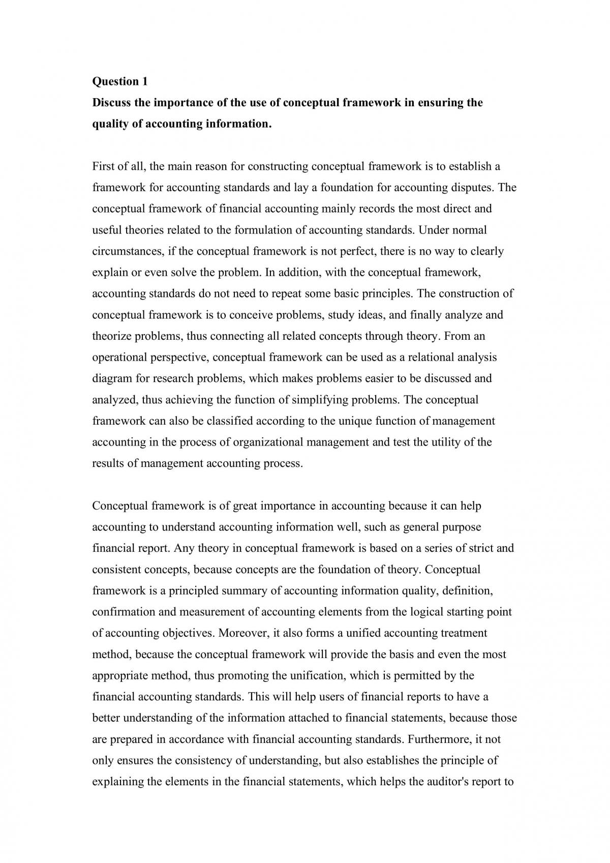 Financial Reporting Assignment - Page 1