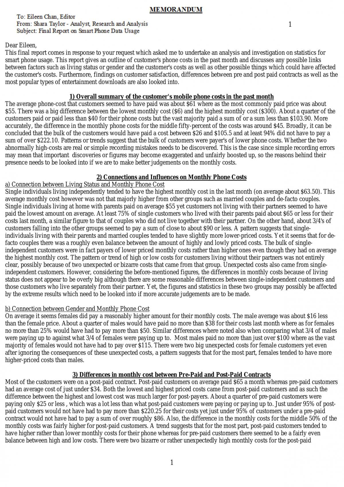MIS171 Assignment - Page 1