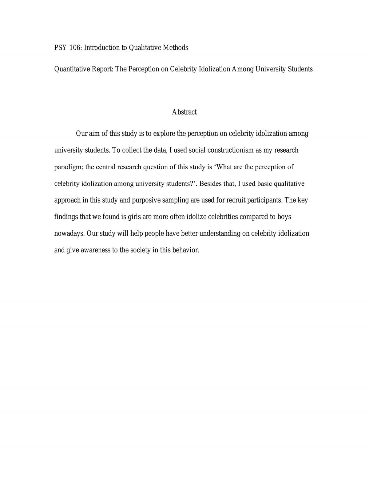 PSY106 Assignment - Page 1