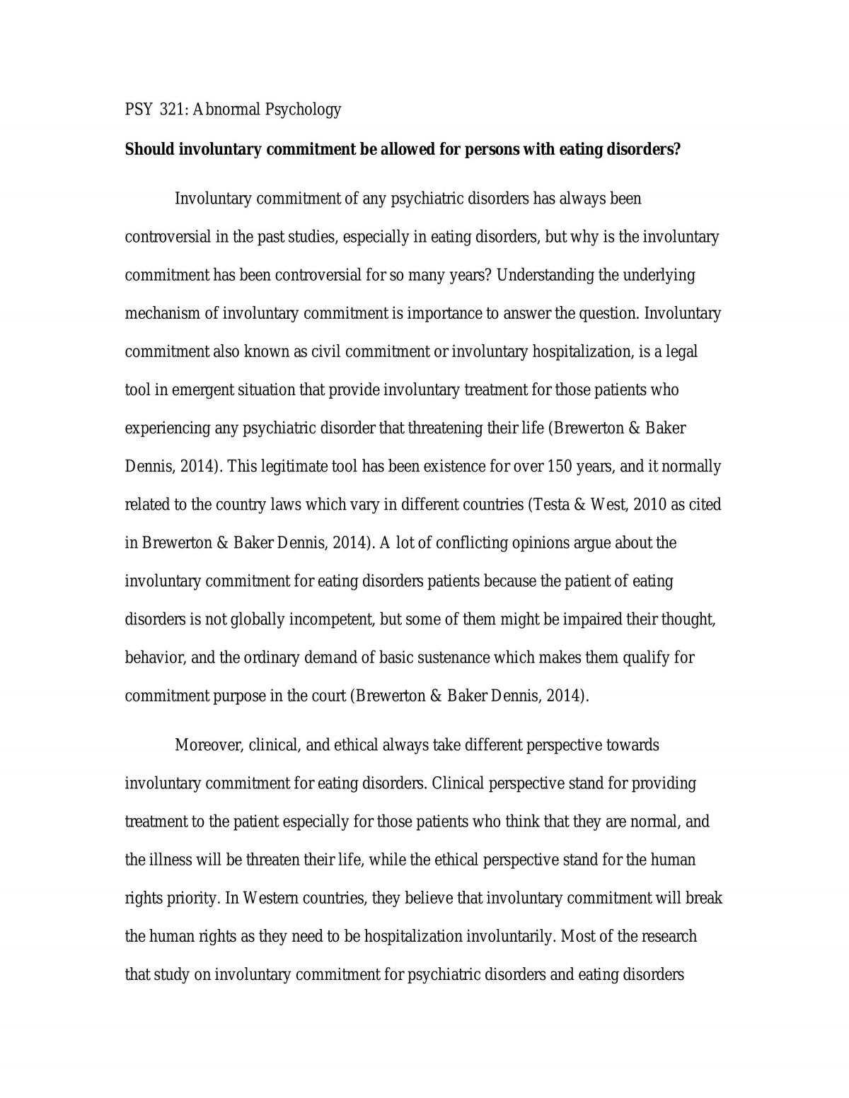 PSY321 Assignment - Page 1