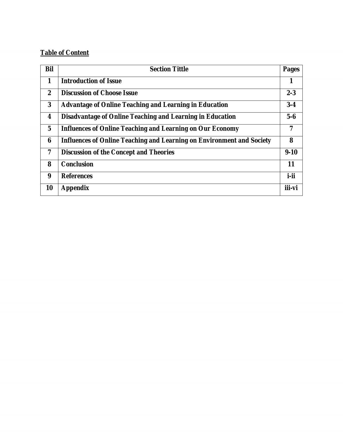 Online Teaching and Learning in Education - Page 1