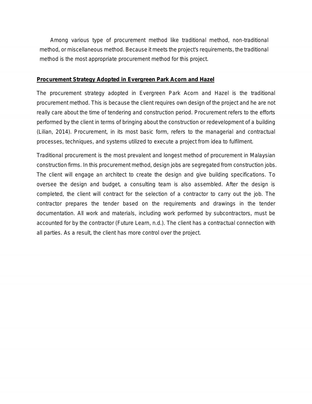 Traditional procurement method - Page 2