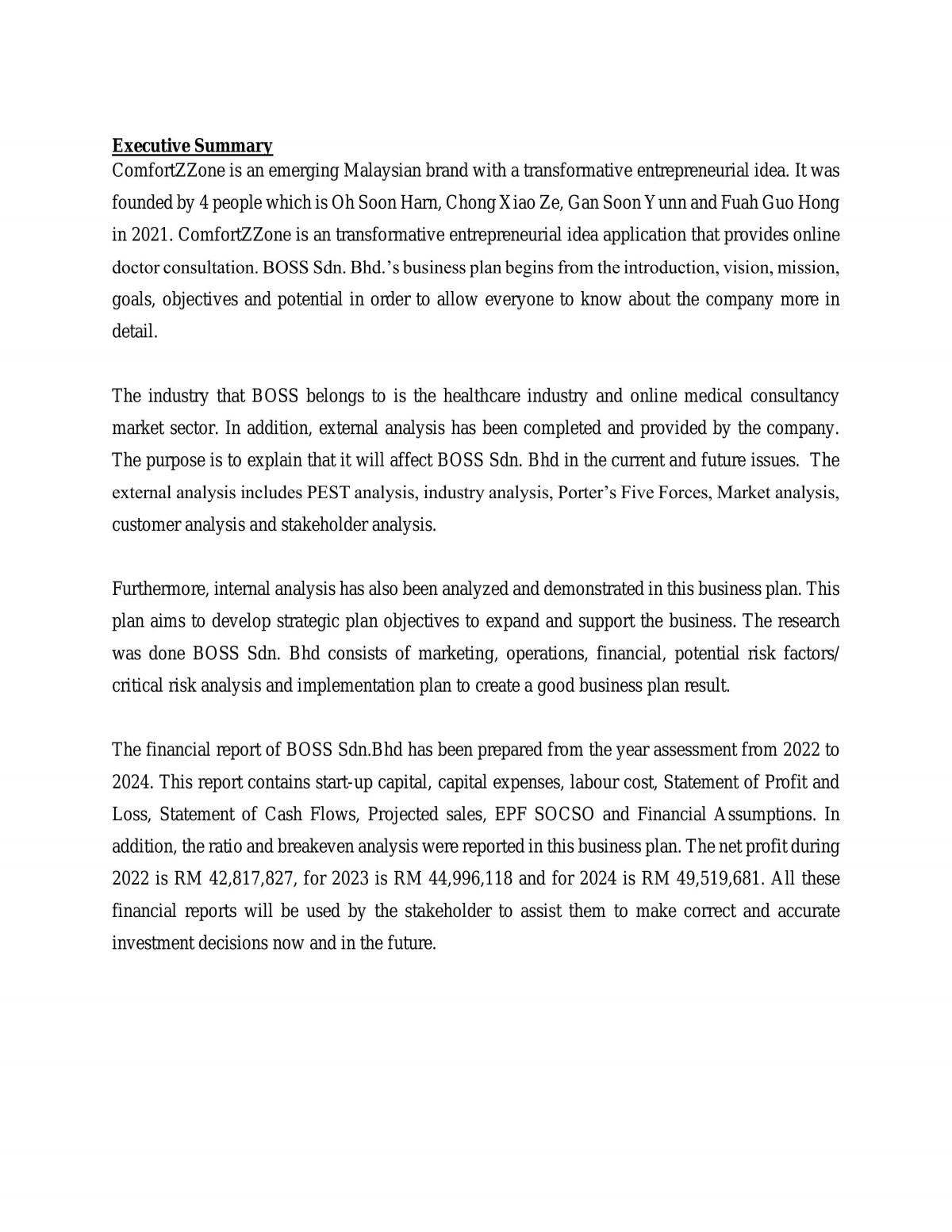 Transformative entrepreneurial idea - Page 1