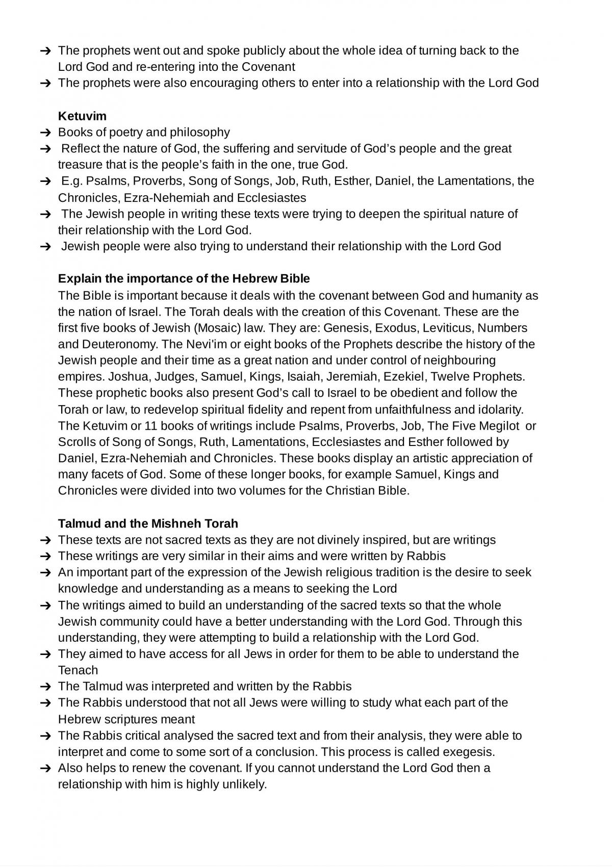 Complete Judaism Note Summary  - Page 6