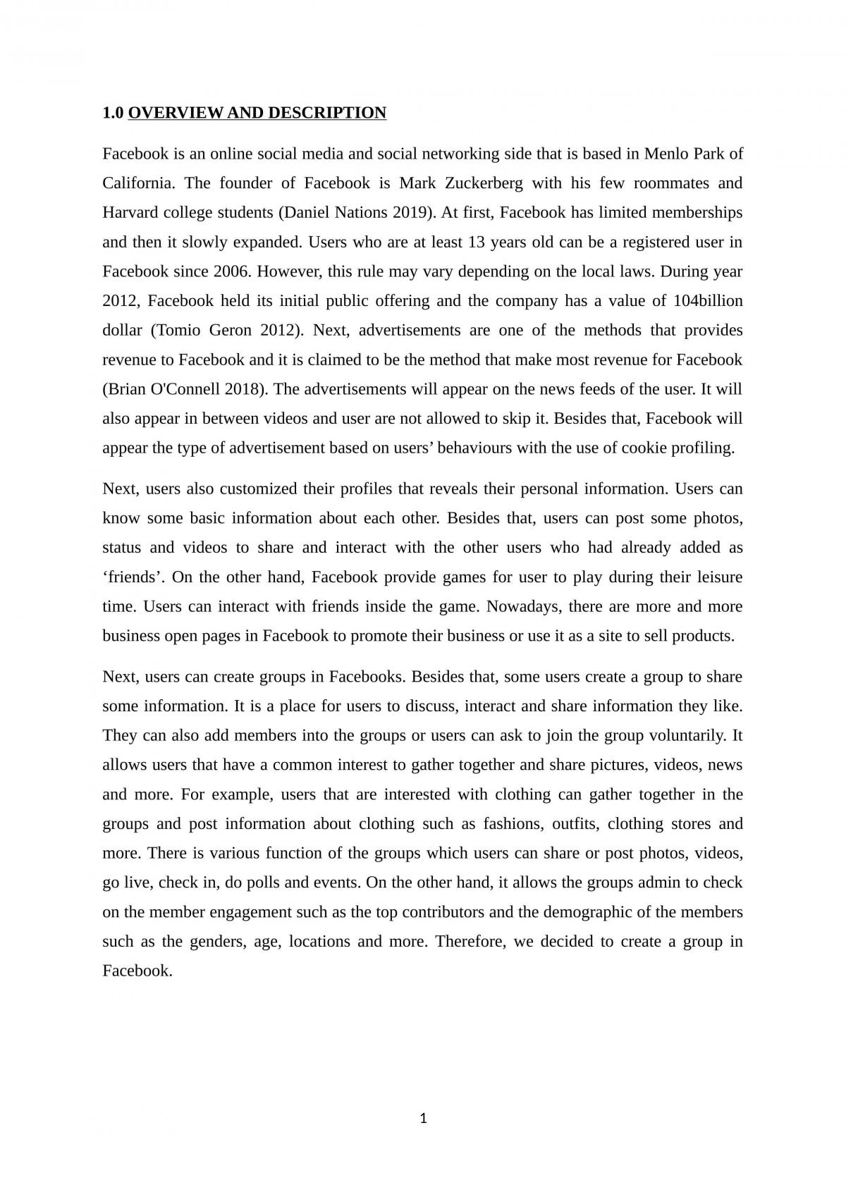 Social Commerce Assignment - Page 1