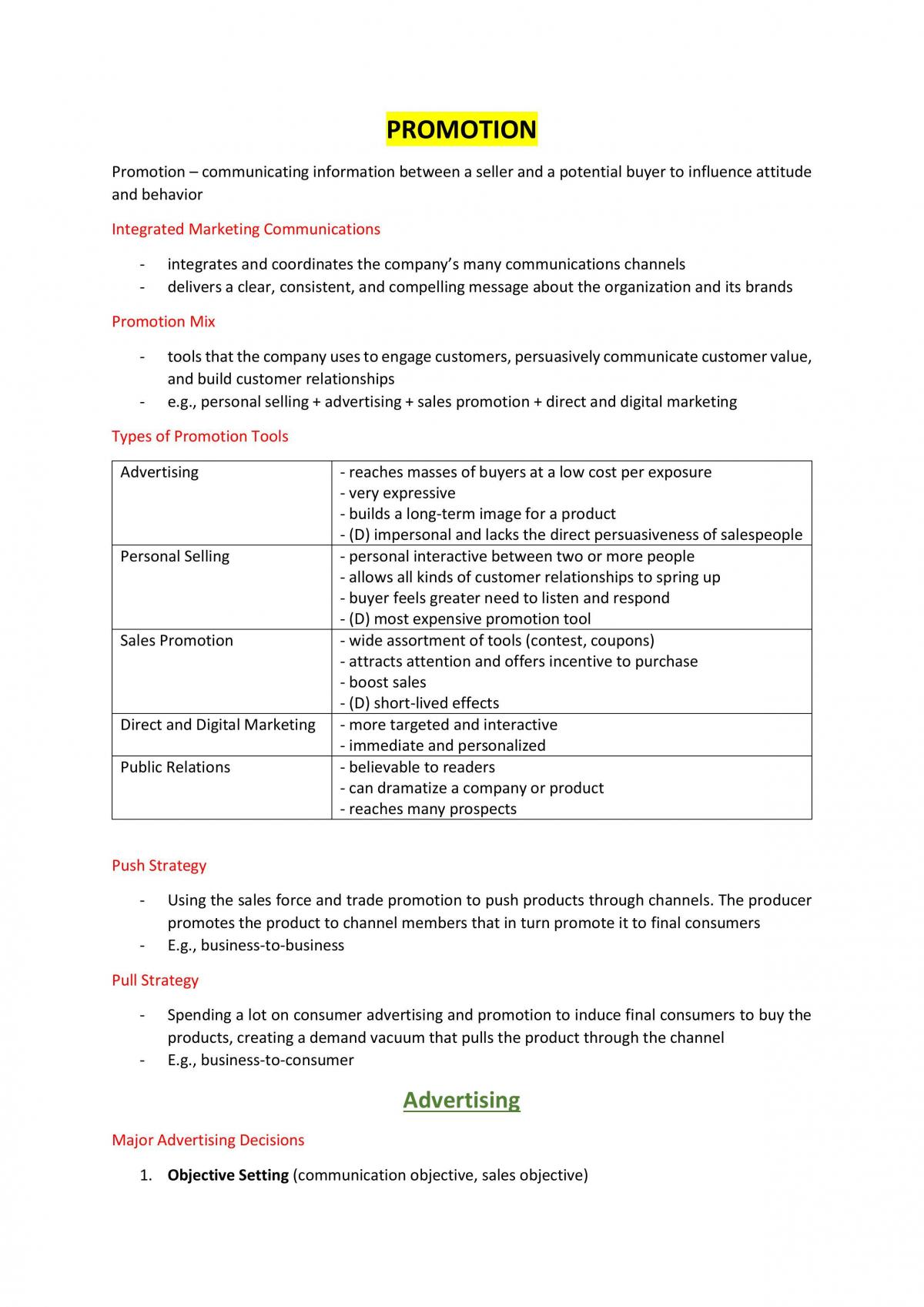 Principles of Marketing - Page 1