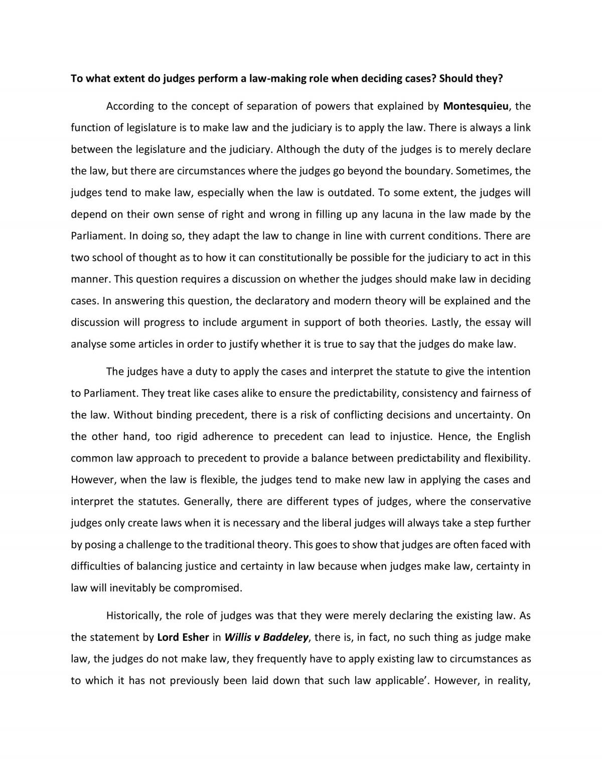 Judicial law-making - Page 1