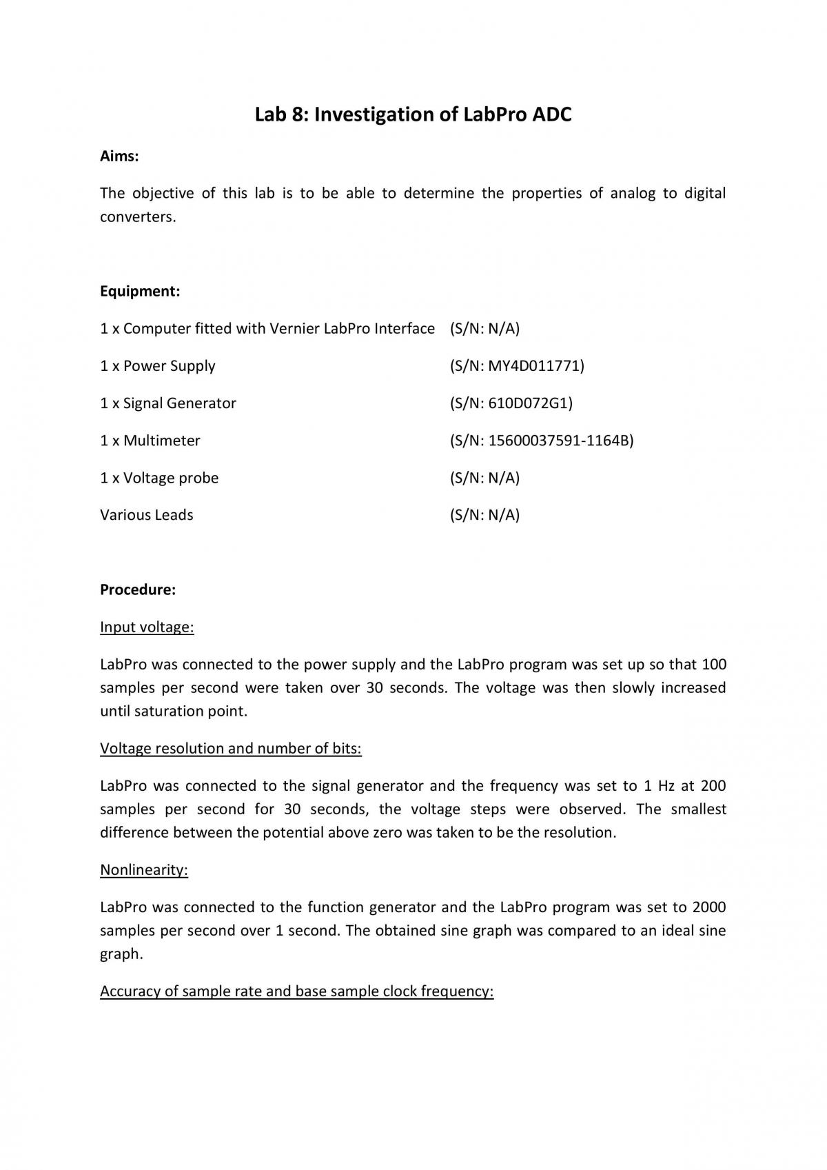 Investigation of LabPro ADC - Page 1